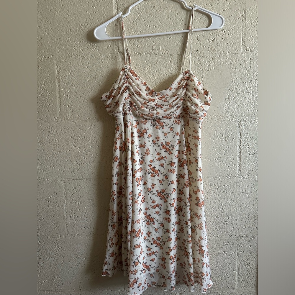 Floral mini dress